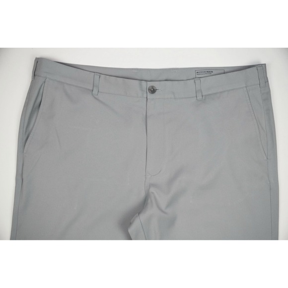 Mizzen + Main Baron Athletic Taper Pants Men's 40x32 Gray Performance Trousers - Picture 4 of 10